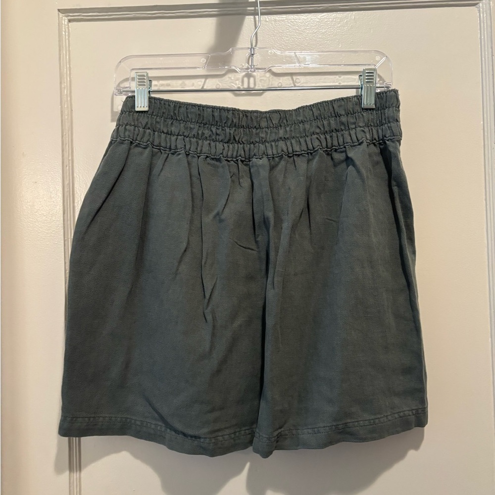 Aerie Olive Twill Mini Skirt - Picture 3 of 4
